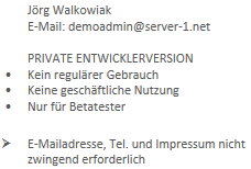 Kontaktdaten Impressum